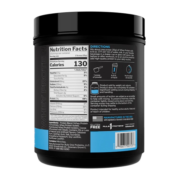 Протеин Rule 1 Whey Protein 1 lbs Шоколадный Торт