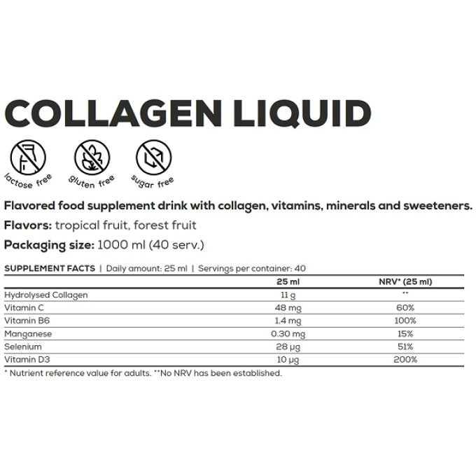 Коллаген BioTech USA Collagen Liquid Forest fruit 1000 мл