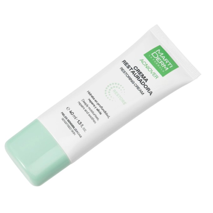 Увлажняющий крем Martiderm Acniover Restore Crema Restauradora для проблемной обезвоженной кожи 40 мл