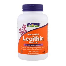Дәруменді кешен NOW Lecithin 1200 мг 100 капсула