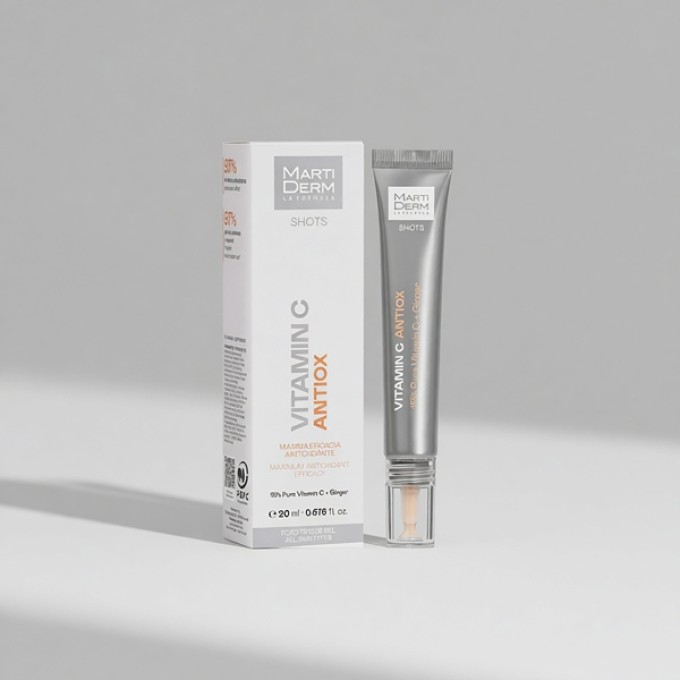 цена на Сыворотка/бустер-антиоксидант Martiderm Shot Vitamin C Antiox New  20 мл