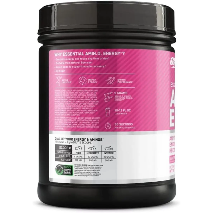 цена на OPTIMUM NUTRITION Amino Energy суықтама "Қарбыз", 585 г