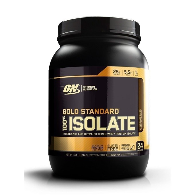 OPTIMUM NUTRITION Gold Standard 100% Isolate со вкусом "Шоколад", 1.6 lbs ( 744 г)