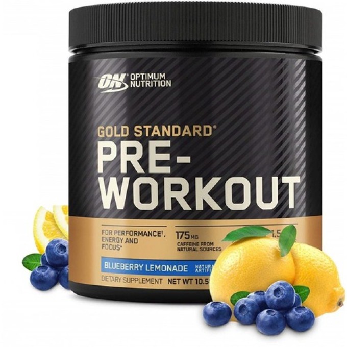OPTIMUM NUTRITION Gold Standard PRE - Workout со вкусом "Голубика-Лимонад", 300 г
