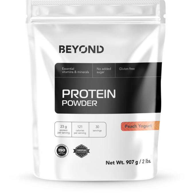 Beyond Protein Powder со вкусом "Персиковый йогурт", 907 г