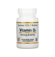 California Gold Nutrition Vitamin D 3 5000 90