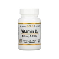 California Gold Nutrition Vitamin D 5000 90