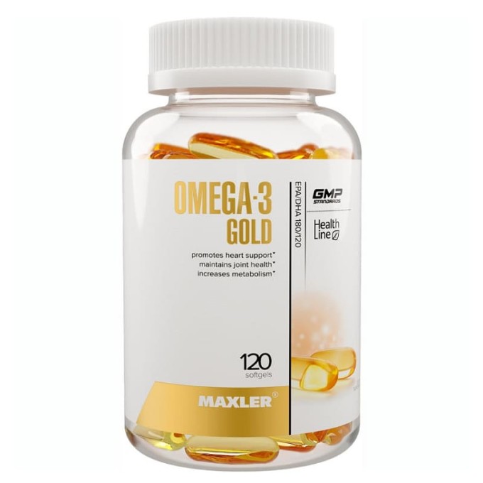 Maxler Omega-3 Gold, 120 капсул