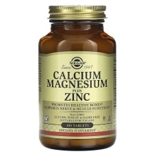 Solgar Calcium Magnesium Plus Zinc Кальций-Магний-Цинк, 100 таблеток