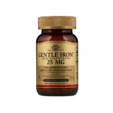 Solgar Gentle Iron Железо 25 мг, 90 капсул
