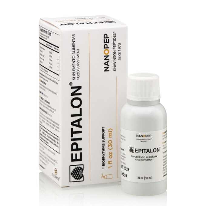 Nanopep Epitalon Ұйқыны жақсартуға арналған Хавинсон пептидтері, 30 мл