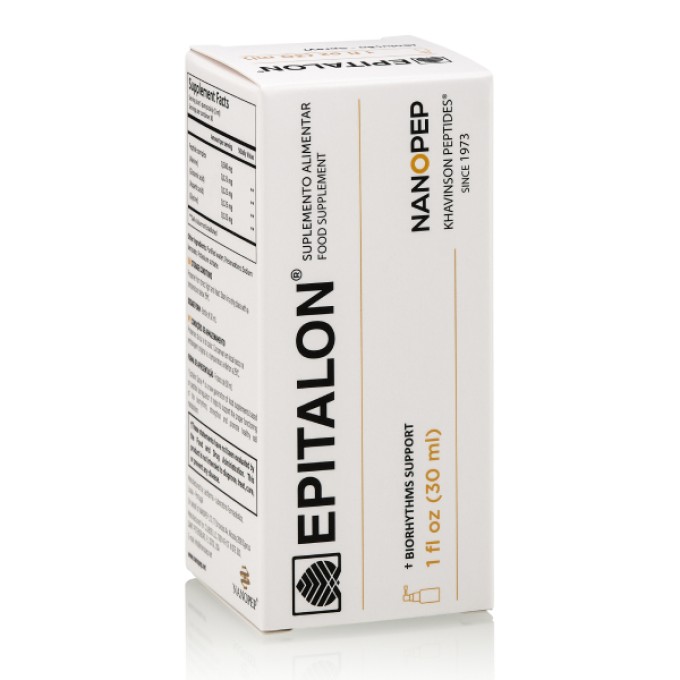 Nanopep Epitalon Ұйқыны жақсартуға арналған Хавинсон пептидтері, 30 мл