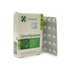 Цитамины Церебрамин - Биорегулятор Мозга, 40 таблеток