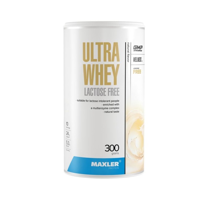 Maxler Ultra Whey Lactose Free Natural Flavor Нейтральный вкус Без Лактозы, 300 г