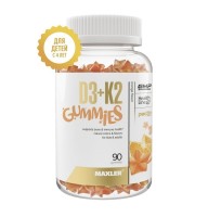 Дәрумен Maxler Vitamin D3 + K2 KIDS Orange 90 gummies