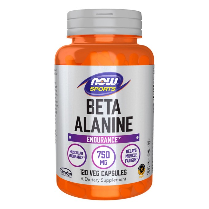 NOW Beta Alanine 750 мг, 120 капсул