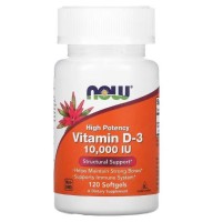 NOW Vitamin D 10000 ME 120 softgels