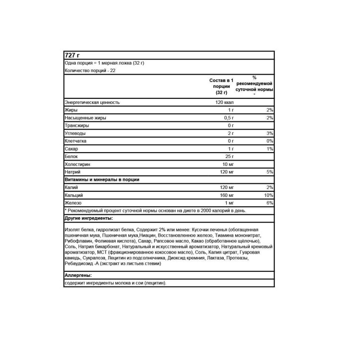 цена на Mutant ISO Surge со вкусом "Печенье со Сливками", 727 г (1.6 lbs)