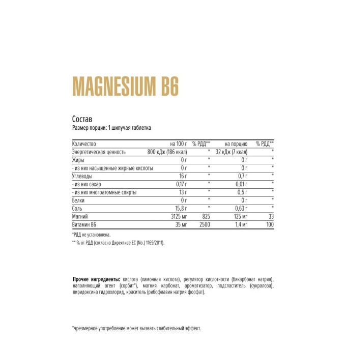 цена на Maxler Magnesium B6 Citrus - Магний B6 со вкусом "Цитрус", 20 таблеток