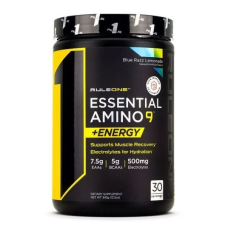 Rule 1 R1 Essential Amino 9 + Energy со вкусом "Голубая Малина-Лимонад", 345 г