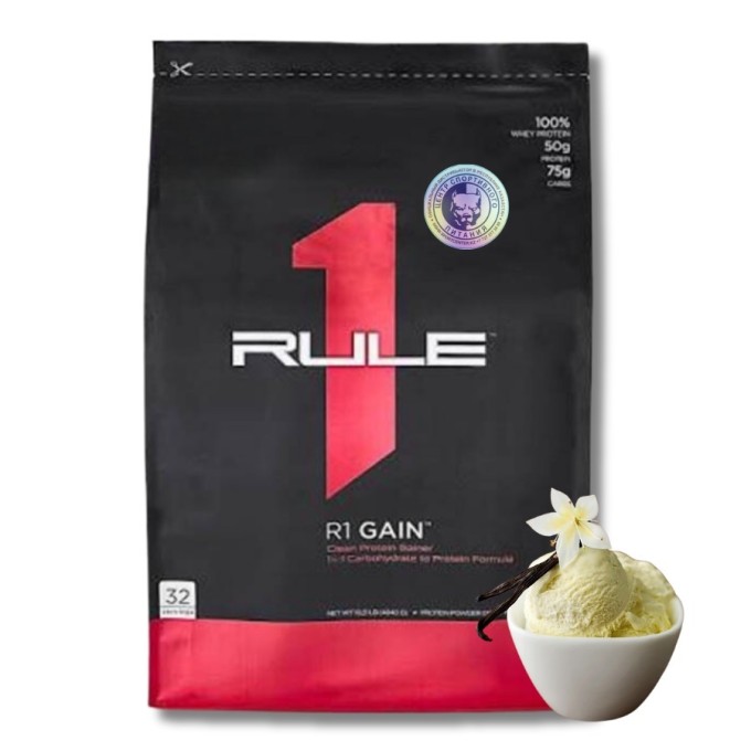 Rule 1 R1 Gain со вкусом "Ванильное Мороженое", 4.5 кг (10 lbs) в Алматы