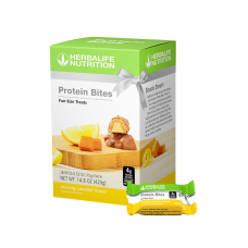 Herbalife Nutrition Протеиновые мини-батончики: Лимон в хрустящей карамели, 420 г
