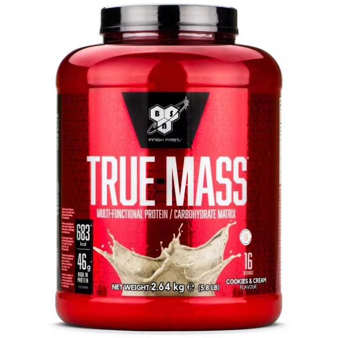 BSN True-Mass со вкусом "Ваниль", 5.75 lbs (2.6 кг)
