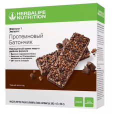 Herbalife Nutrition Формула 1 Батончик Экспресс со вкусом "Темный Шоколад", 392 г