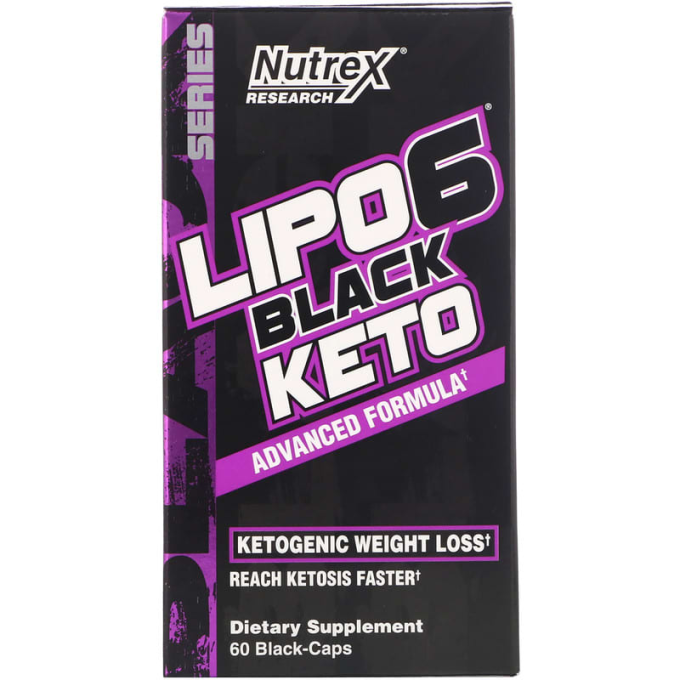 NUTREX Lipo 6 Black KETO, 60 капсул в Алматы