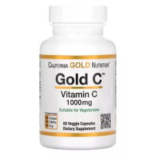 CALIFORNIA GOLD NUTRITION Витамин C 1000 мг, 60 капсул