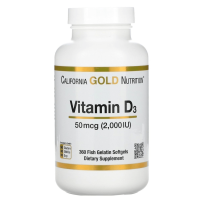 California Gold Nutrition Vitamin D 2000 360