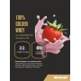 Maxler 100% Golden Whey 5 lbs Strawberry Cream со вкусом Клубничный крем, 2270 г