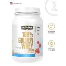 Maxler 100% Golden Whey Natural Strawberry со вкусом "Клубника", 907 г (2 lbs)