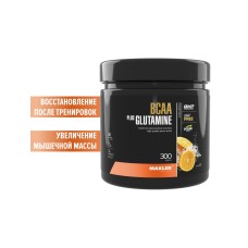 Maxler BCAA plus Glutamine Orange со вкусом "Апельсин", 300 г
