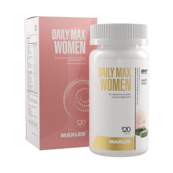 Maxler Daily Max Women для Женщин, 120 таблеток