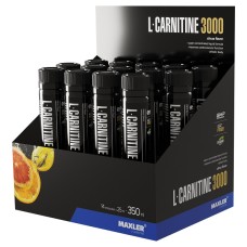 Maxler L-Carnitine 3000 Shots Citrus со вкусом "Цитрус", 7x25 мл