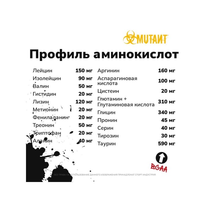 Mutant Amino, 300 таблеток в Алматы