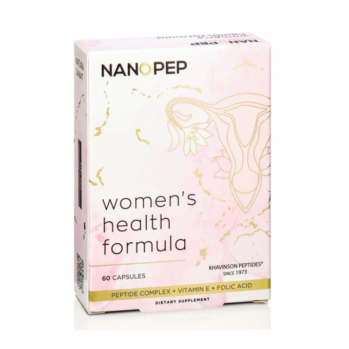 NANOPEP Women's Health Formula для Яичников, 60 капсул