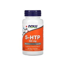NOW 5 HTP (5-гидрокситриптофан) 100 мг, 60 капсул