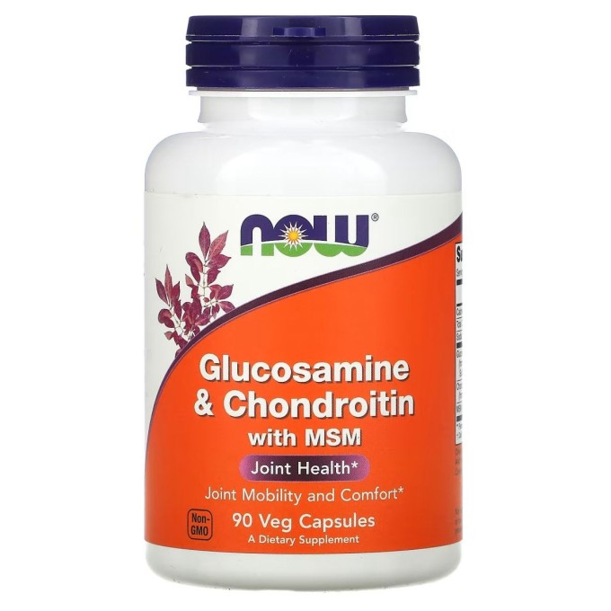 NOW Glucosamine Chondroitin MSM, 90 капсул