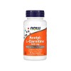 NOW Acetyl L-Carnitine 500 мг, 50 капсул