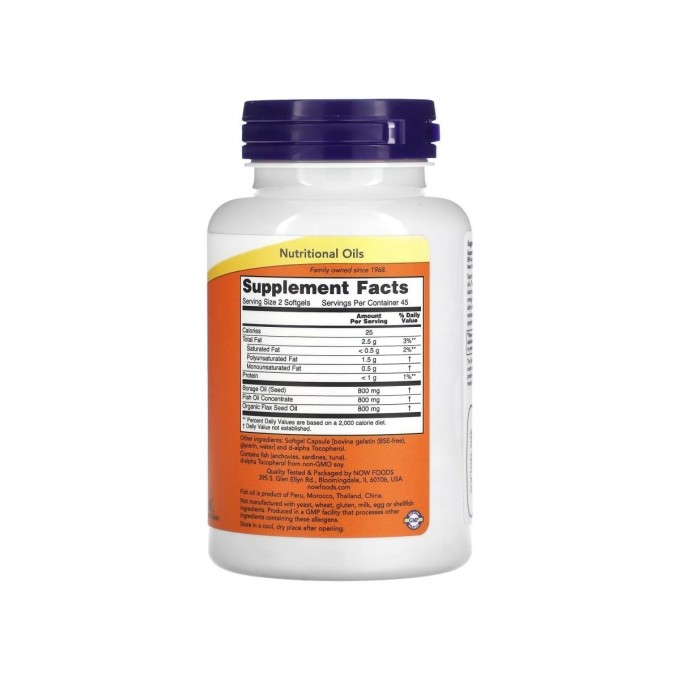 цена на NOW Super Omega-3-6-9 1200 мг, 90 капсул