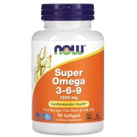 NOW Super Omega-3-6-9 1200 mg 90 softgels