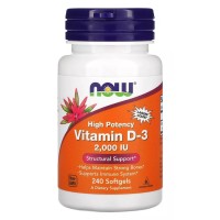 NOW Vitamin D 2000 ME 240 softgels