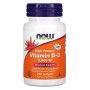 NOW Vitamin D 2000 ME (50 мкг), 240 капсул