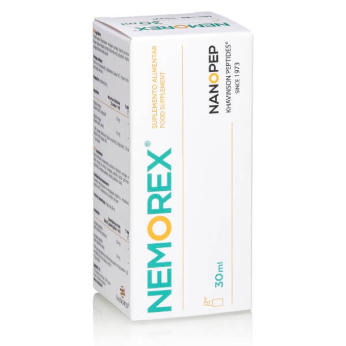Nanopep Nemorex иммунитетке арналған Хавинсон пептидтері, 30 мл