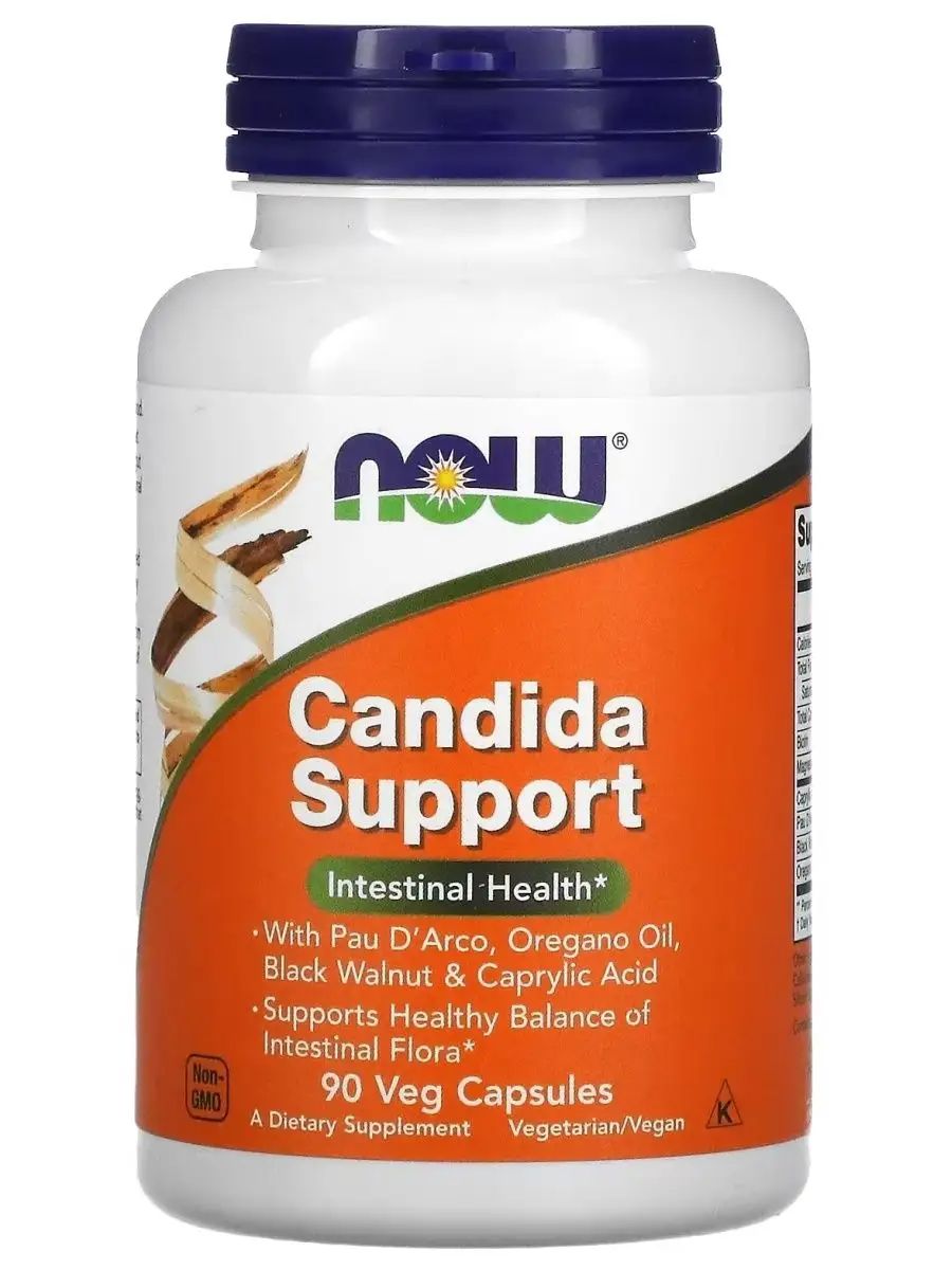 NOW Candida Support 90 caps купить в Алматы, цена 7 760 тг. в интернет ...