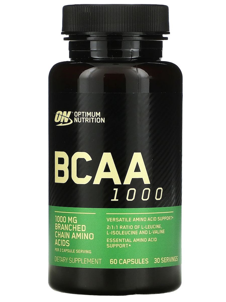 OPTIMUM NUTRITION, Аминокислоты BCAA 1000, 60 капсул купить в Алматы ...